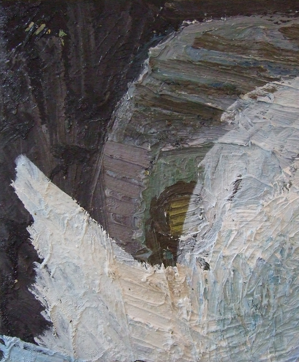 Matthias Haase, Malerei, Portrait eines Verstellten (2)